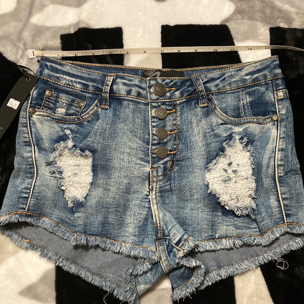 Denim shorts